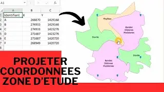 Projeter les coordonnées de la zone d'étude dans ArcGIS pro