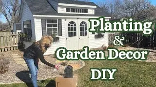 DIY Cottage Thrifted Garden Decor| Easy Spring Planter! 🌺😊🐦