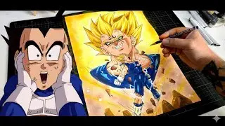 Drawing Majin Vegeta | Dragonball Z