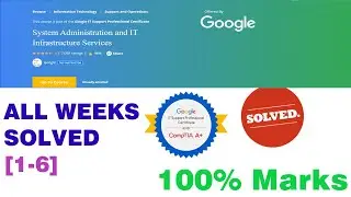 System Administration & IT Infrastructure Services - Full Solved || Coursera Google IT Support |2020