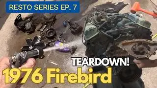 1976 Pontiac Firebird: Chassis Deep Clean & Engine Teardown - Episode 7