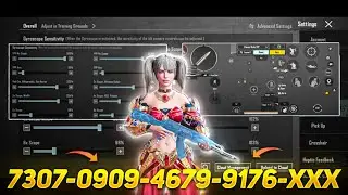 New Update 3.1❤️Best Sensitivity code + Control Settings Pubg Mobile /Bgmi Sensitivity Settings