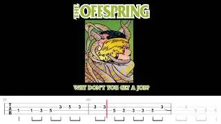 The Offspring - Why Don't You Get A Job (Bass Backing Track with Tabs)