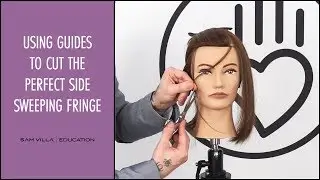 Using Guides To Cut The Perfect Side Sweeping Fringe