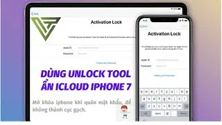 Bypass ẩn icloud iphone 7 quên mật khẩu bằng unlocktools. #vientammobile #anicloud #bypassicloud
