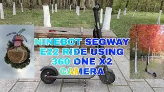 NINEBOT SEGWAY E22 KICKSCOOTER UPGRADED BATTERY UP TO 42KM+ | RIDE SHOT BY INSTA360 ONE X2 CAMERA