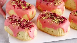 Вкуснее, чем КУЛИЧИ/ Пасхальные КЕКСЫ с клубничной глазурью/ Клубничная глазурь для куличей РЕЦЕПТ