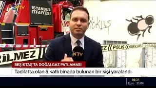 Beşiktaş'ta doğalgaz patlaması