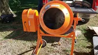 Harbor Freight 3 1/2 Cubic Ft Cement Mixer
