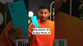 Big Battery 🔋 Budget Phone!