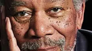 Morgan Freeman reads a script