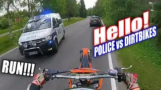 Police VS Dirt Bikers! Cops Chase Motorcycle - Best Compilation 2021