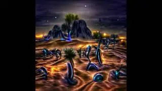 Alien Desert Landscape Evolution 🏜 - AI Generated Animation
