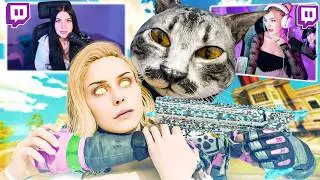 Girl Streamers VS Demon Movement On Warzone 3