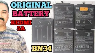 mi redmi 5a battery/ bn34 battery/ mi original battery redmi 5a / bn 3 battery model
