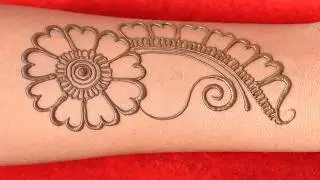 new stylish arabic mehndi design for hands | easy henna design | mehendi, mehandi for rakhi