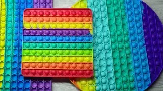 Rainbow🌈Asmr🔥No Talking 🔥Satisfying pop it🔥Popit🔥Tapping🔥Tingling🔥Fidget toy🔥Giants🔥Compilation