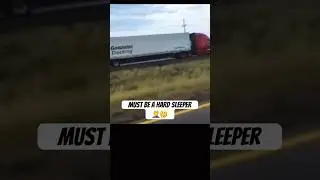 Trucking on the wrong side of highway. #shorts #trucking #trucker #youtubeshorts