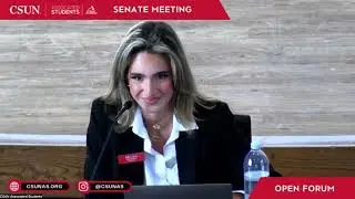 Senate Meeting - Monday September 25th
