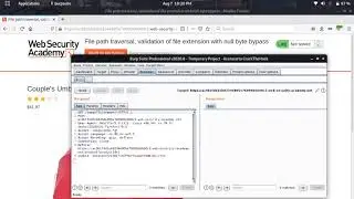 File path traversal, validation of file extension with null byte bypass (Video Solution) | 2021
