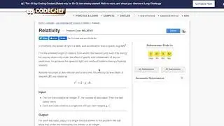 Codechef July Long Challenge-Relativity