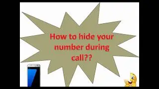 Call anyone without showing your number