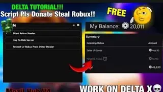 [💸2025 UPDATE] BEST Pls Donate Robux Stealer Script | FREE ROBUX Script | Delta Pastebin OP WORKING