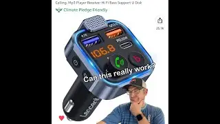 LENCENT FM Transmitter Blue Tooth Device Review