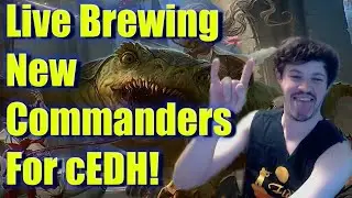 Live Brewing New March of the Machines Commanders for cEDH!!! | Thalia and Gitrog Live Brew