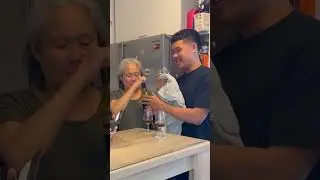 GIANT GLASS PRANK😂😭