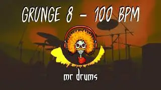 Grunge 8 - 100 BPM | Backing Drums | Only Drums