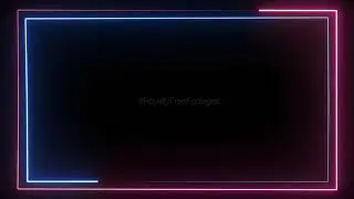 neon lines border animation background template, neon background video loop, neon background effect