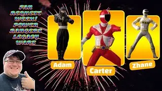 FAN REQUEST WEEK: ADAM, ZHANE AND CARTER! POWER RANGERS LEGACY WARS GAMEPLAY