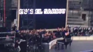 Intro ! Sardou La Dernière Danse Arènes de Nîmes 07/07/2017