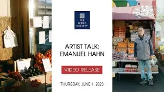 Artist Talk: Emanuel Hahn