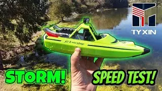 TYXIN STORM 725 TURBO JET Boat Speed Test