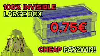 I made an INVISIBLE Large box in Rust...  [NOT NERFED YET]