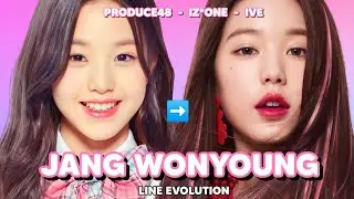 Jang Wonyoung - Line Evolution (PRODUCE48 - IZ*ONE - IVE) PATREON REQUESTED