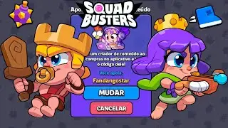 Apoie o código Fandangostar na loja do squad busters!
