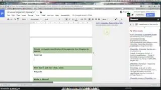Research tool in google docs