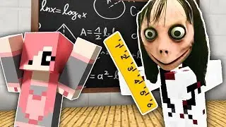 МОМО СТАЛА МОИМ УЧИТЕЛЕМ В МАЙНКРАФТ! ПОИСК КНОПКИ