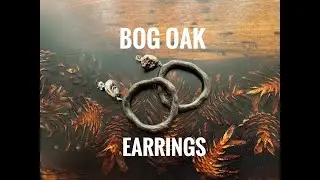 DIY Bog Oak Earrings: Crafting from Nature #diyearringsmaking