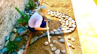 DIY Landscaping Ideas.  Cheap front Yard Makeover. Landscaping on a budget