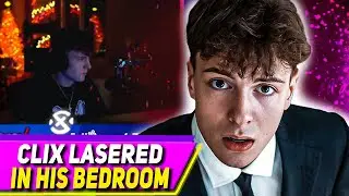 Clix STREAM SNIPED IRL with Laser in Window