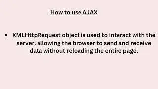 AJAX with Spring Boot explained in Telugu