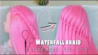 Waterfall braid tutorial the easiest way | Hairstyle for girls 2020| Tutorial #15|