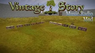 Vintage Story | VSRADIO MOD |(Play some music!) | Mod Showcase [1.18.15]