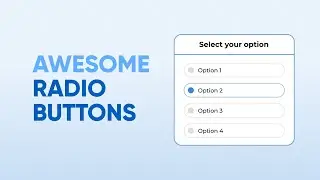 Awesome Radio Buttons using HTML & CSS
