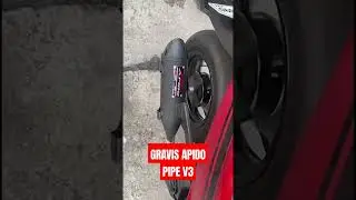 APIDO PIPE V3 SOUNDCHECK! - GRAVIS V1 EXHAUST PIPE! #apidopipev3 #apidopipesoundcheck #apidov3 #mio