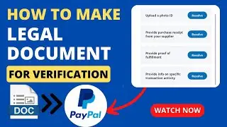 How To Get Verified Paypal Account In Nigeria - How to Get a Legal Document For PayPal Verification